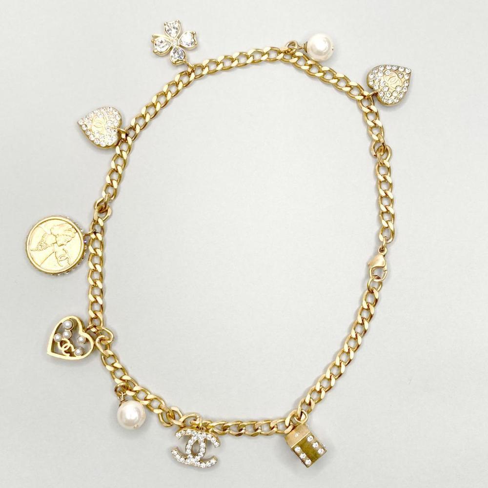 Chanel Coco Brand Icon ​​logomochif & Jewelry Mark Necklace